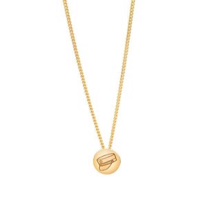 Studentenkette vergoldetes Silber mit Studentenmütze